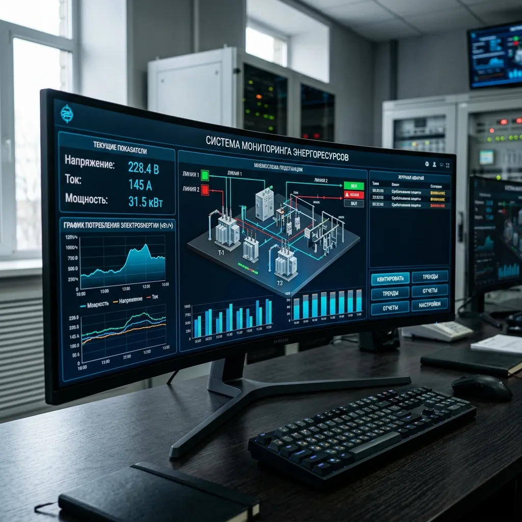 SCADA-система мониторинга энергоресурсов