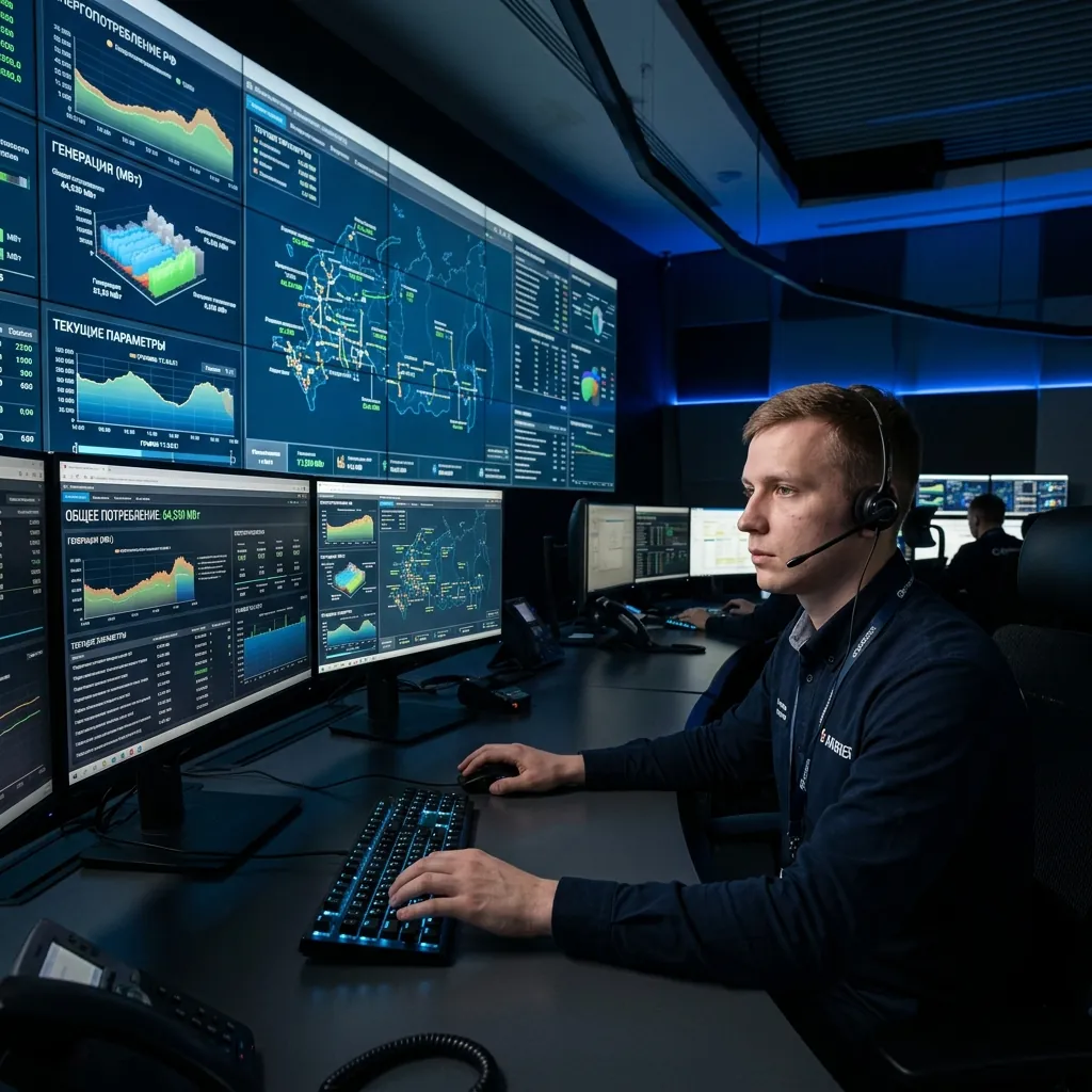 SCADA-система мониторинга энергоресурсов — сценарий использования