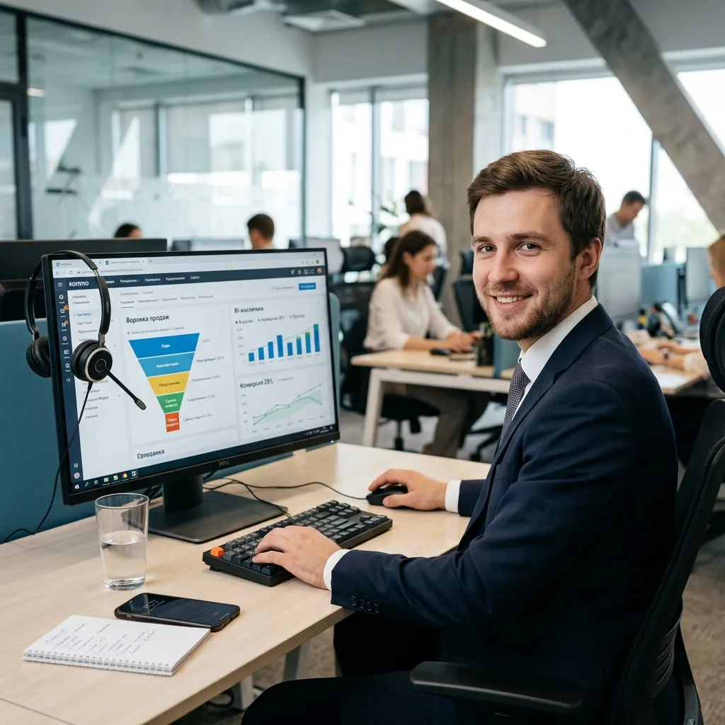 CRM с автораспределением лидов и BI-аналитикой — сценарий использования